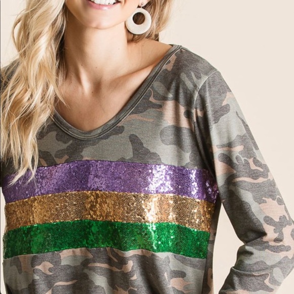 mardi gras camo jacket